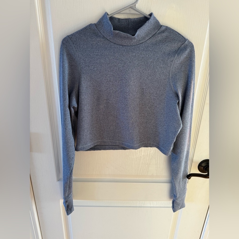 Offline by Aerie Ribbed Mockneck NWOT